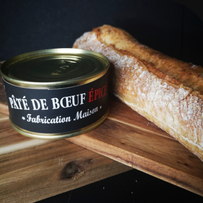 Pâté de boeuf épicé artisanal 