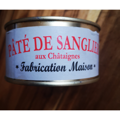 Pâté de sanglier aux châtaignes 